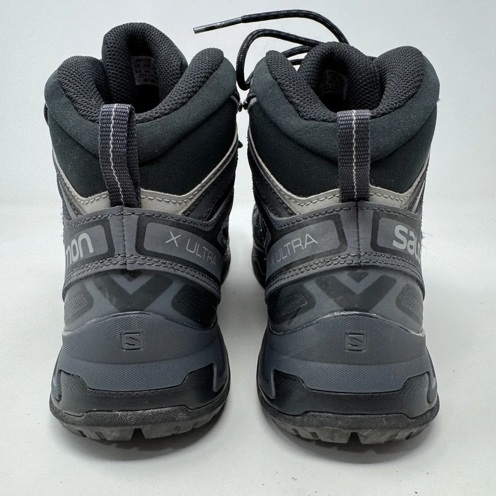 Salomon X-Ultra 3 Mid GTX Trail Hiking Running Black Gore-Tex Boots Men's 10